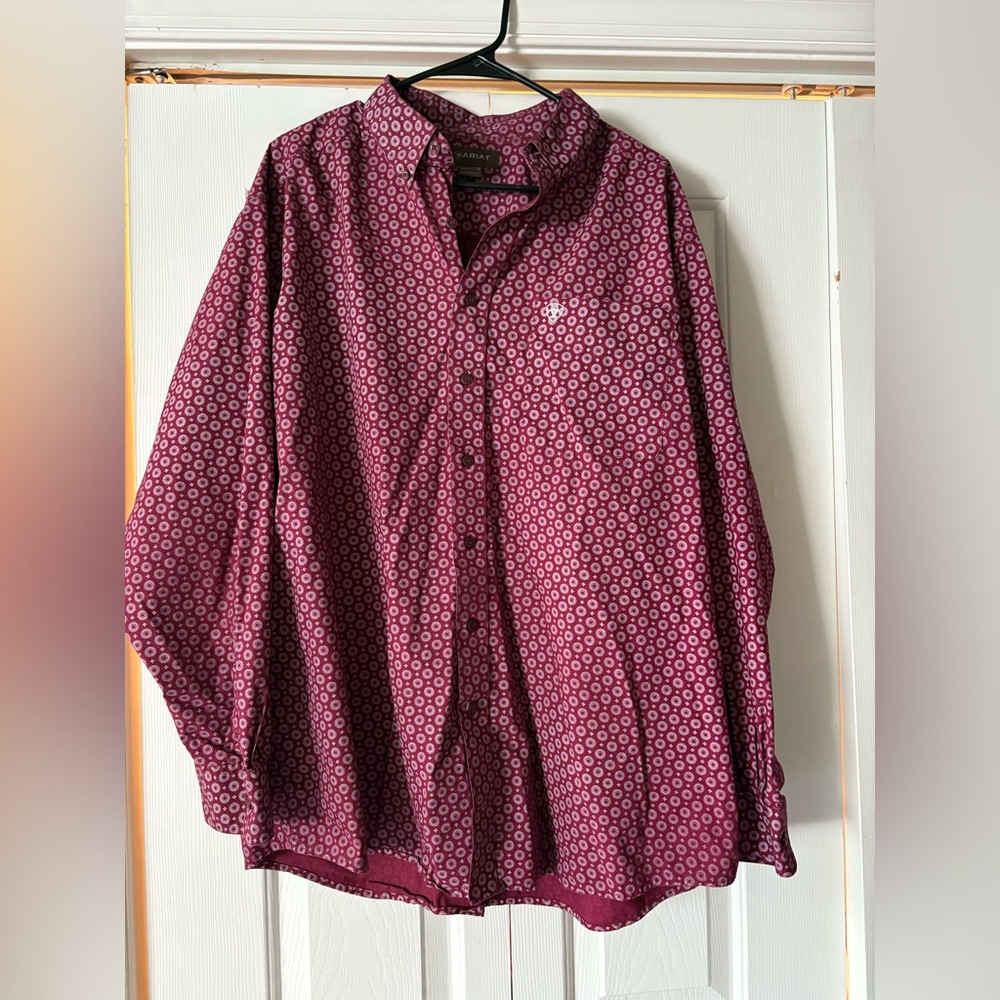 Men’s Ariat long sleeve shirt size xxl